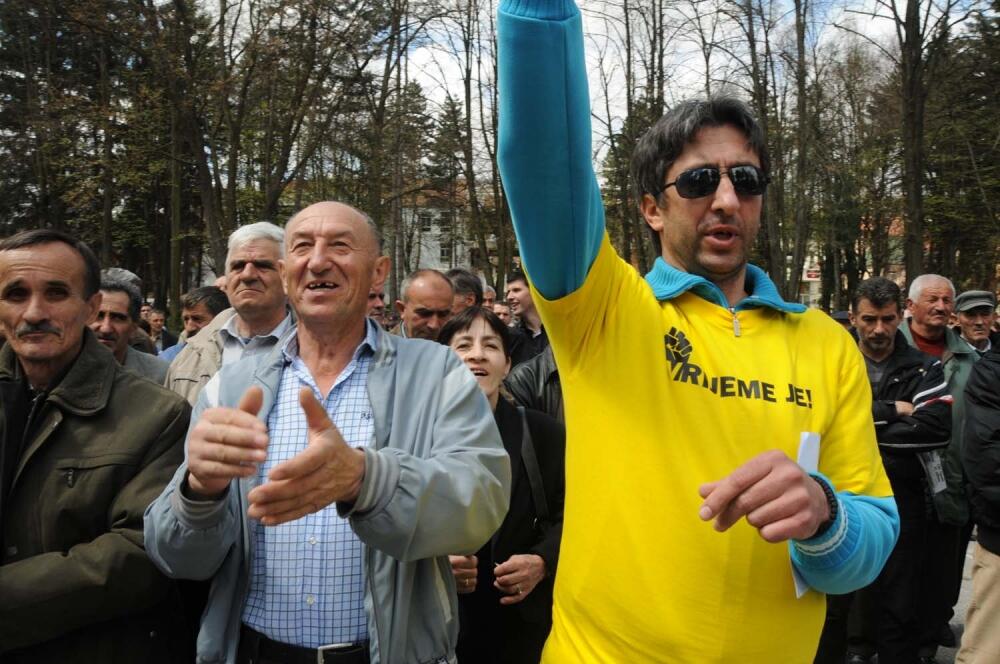 Bijelo Polje, protest 22. april
