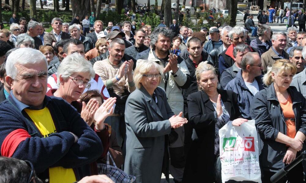 Bijelo Polje, protest 22. april