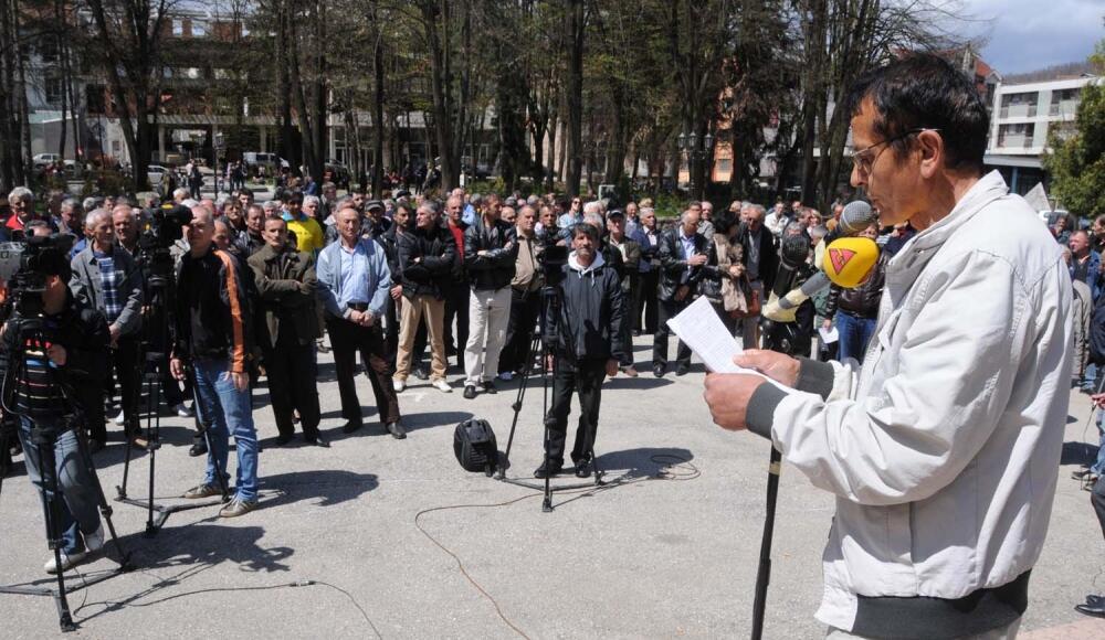 Bijelo Polje, protest 22. april