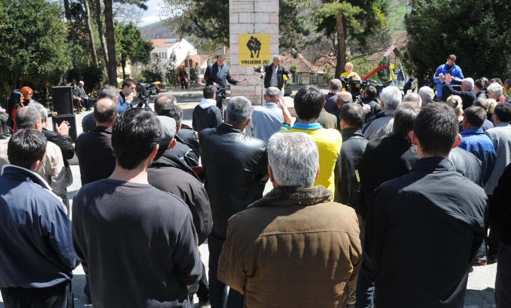 Bijelo Polje, protest 22. april