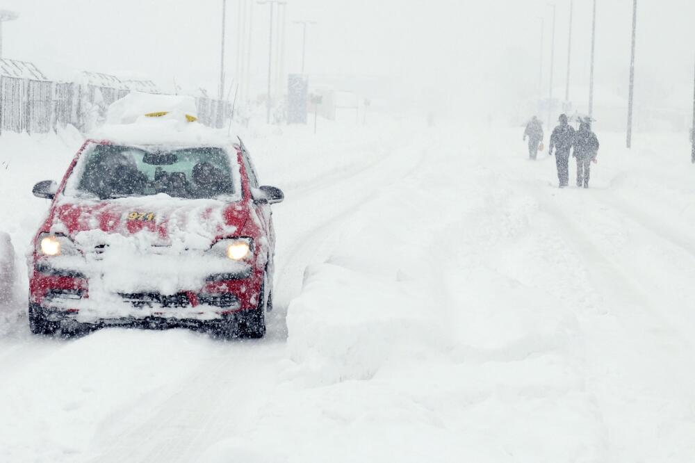 Podgorica, snijeg, Foto: Vesko Belojević