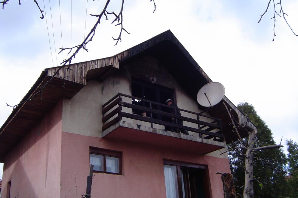 Pljevlja, požar, kuća Bahrije Ćosovića, Foto: Goran Malidžan