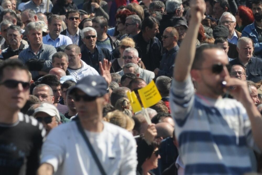 Protest 18. mart, Foto: Savo Prelević