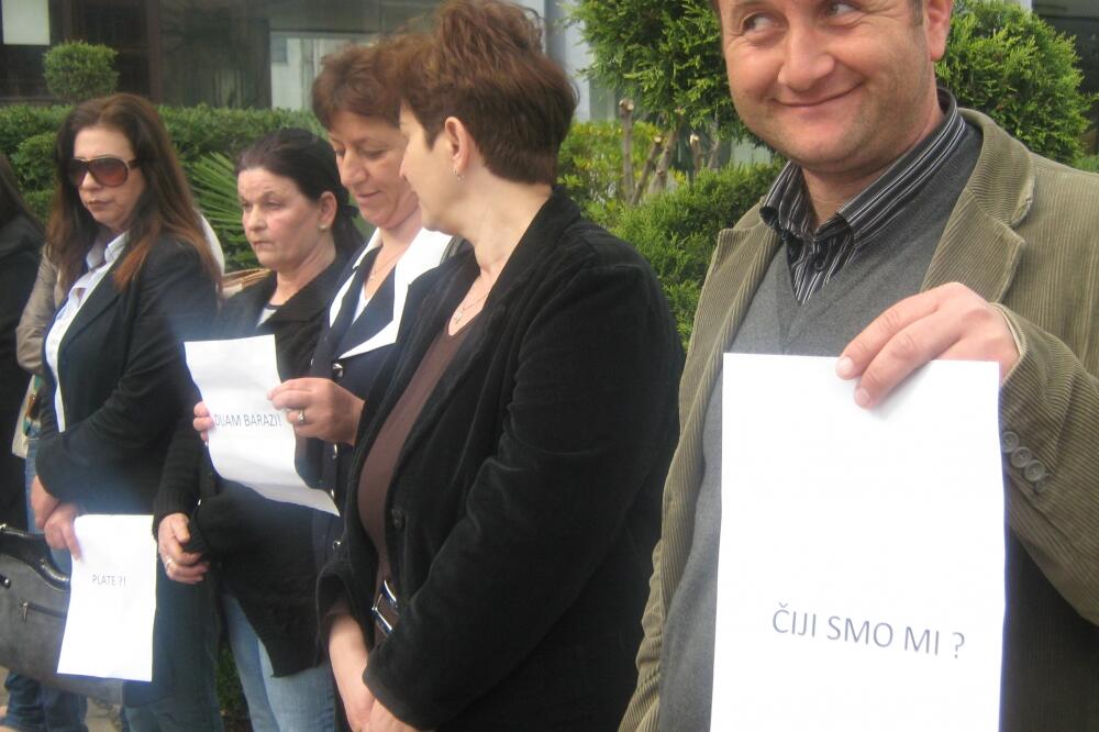 Protest Ulcinj, Foto: Samir Adrović