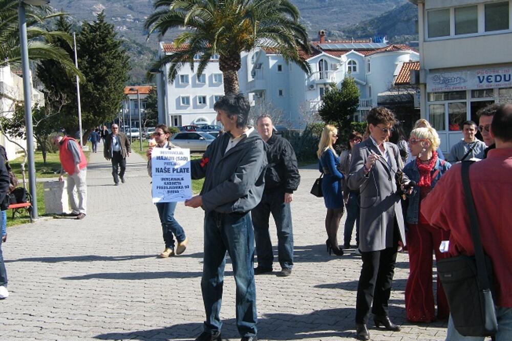 protest budva, Foto: Vuk Lajović