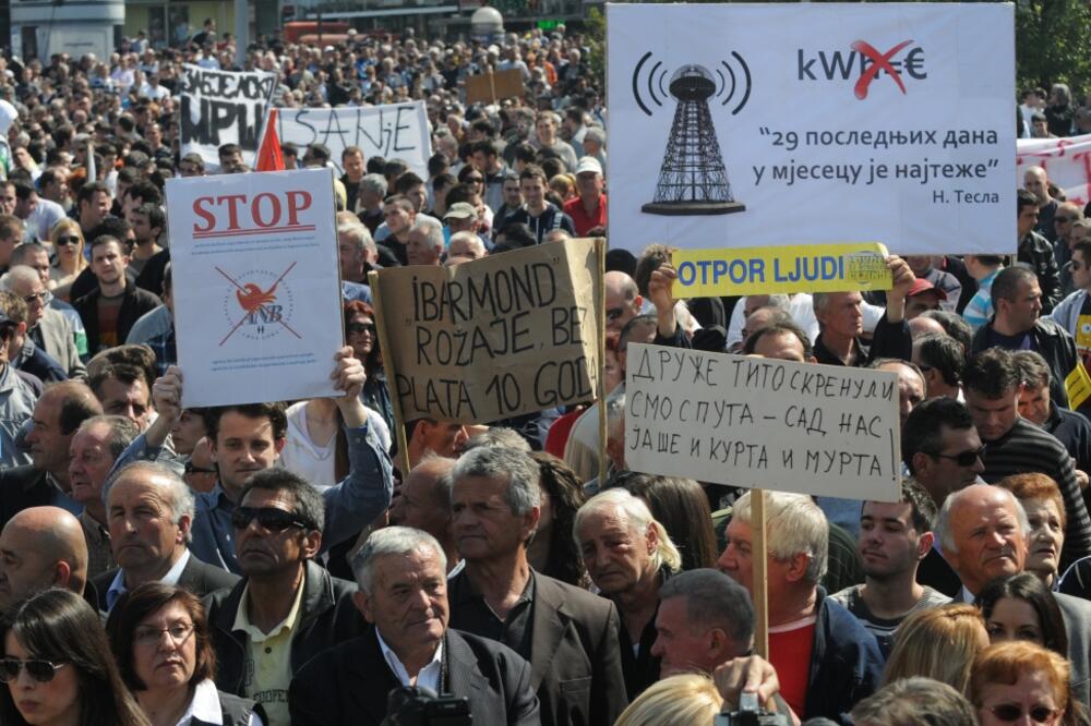 protest 18. mart, Foto: Savo Prelević