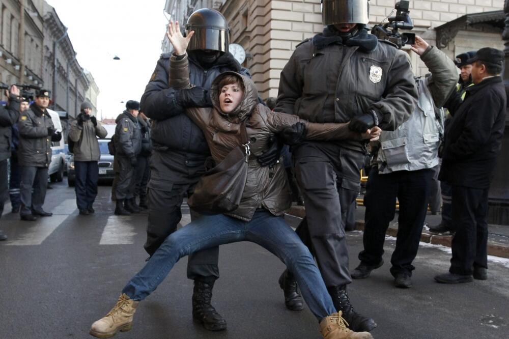 Rusija, protesti, Foto: Rojters