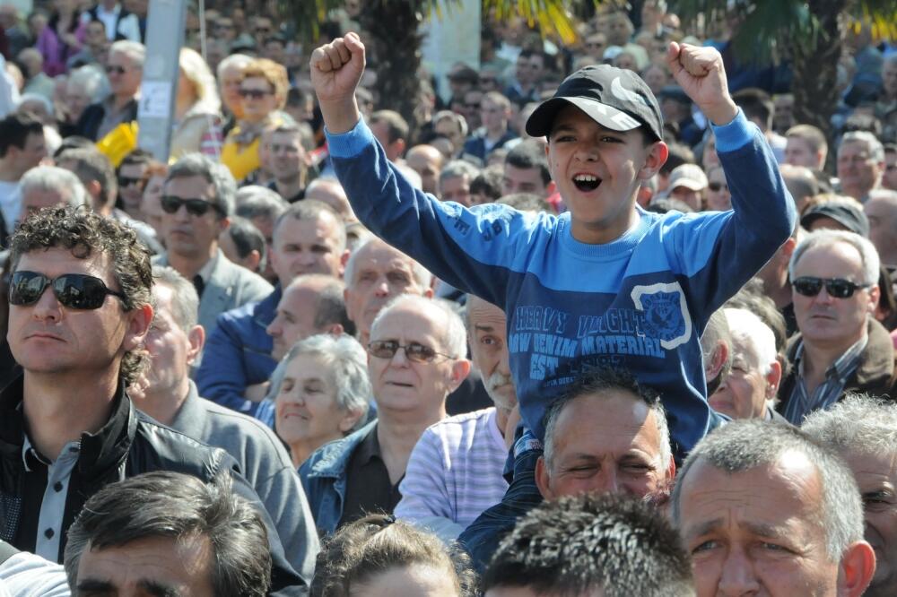 Protest 18. mart, Foto: Luka Zeković