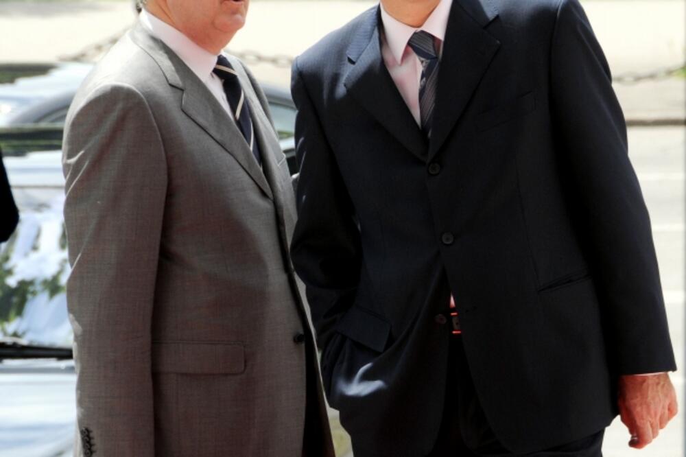 Filip Vujanović, Miomir Mugoša, Foto: Arhiva "Vijesti"