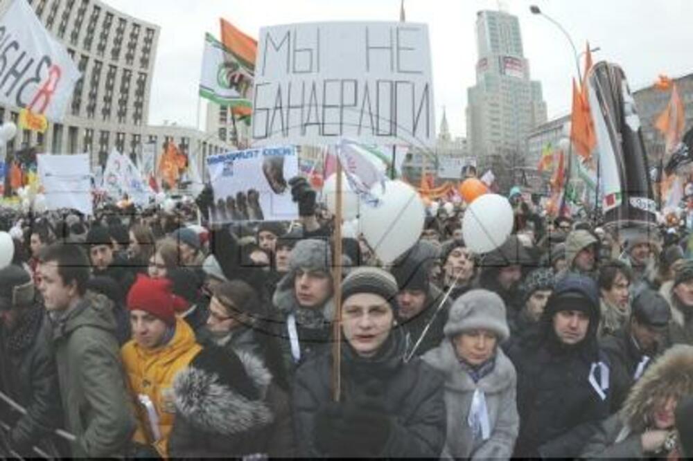 protesti, Moskva, Foto: En.cihan.com.tr