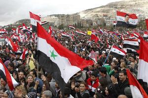 U Damasku protest pristalica predsjednika Bašara al-Asada