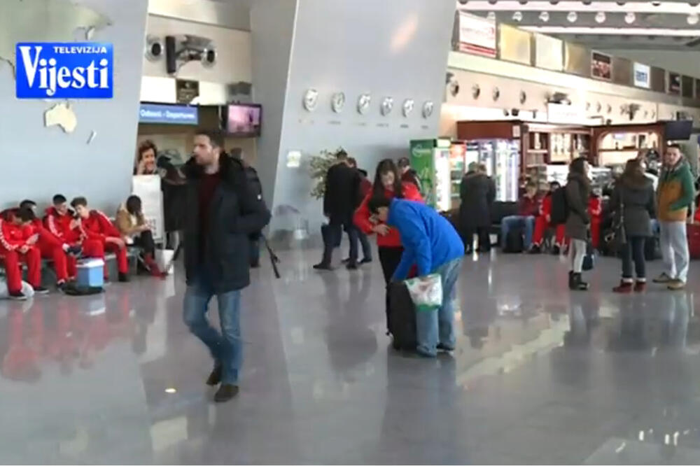 Sa podgoričkog aerodroma, Foto: TV Vijesti