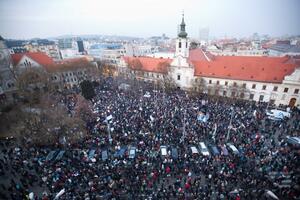 Protesti uoči izbora u Slovačkoj