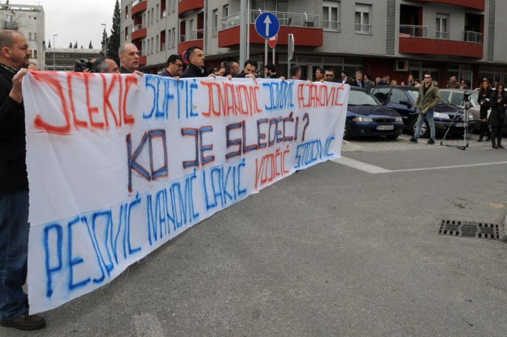 protest Vijesti, Foto: Luka Zeković
