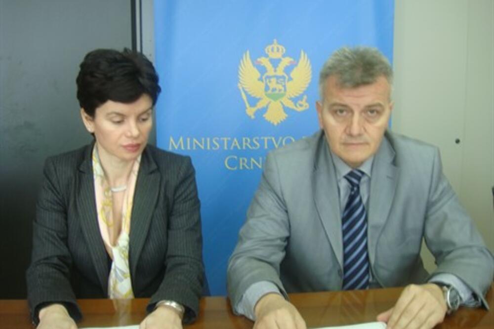 Mina Brajović, Miodrag Radunović, Foto: Gov.me