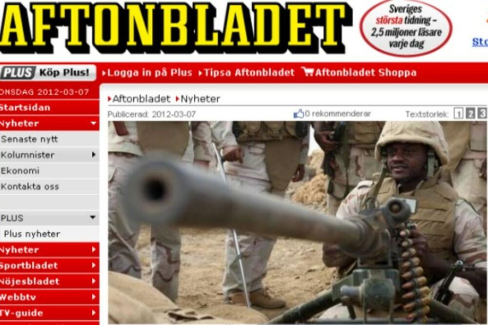 Švedska i Saudijska Arabija, Foto: Mondo.rs