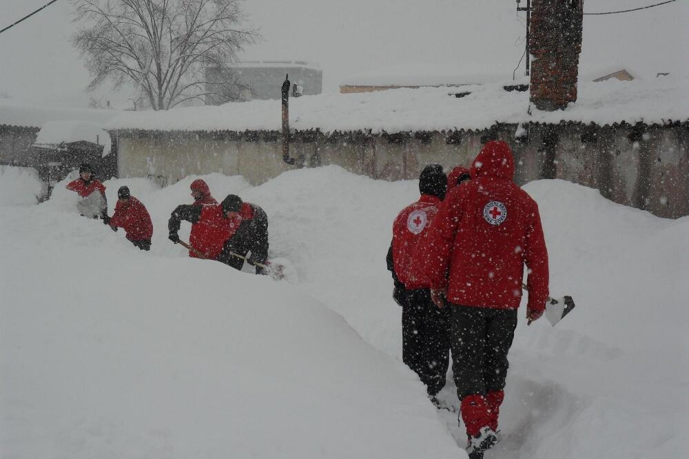Crveni krst, nevrijeme Crna Gora, Foto: Crveni krst