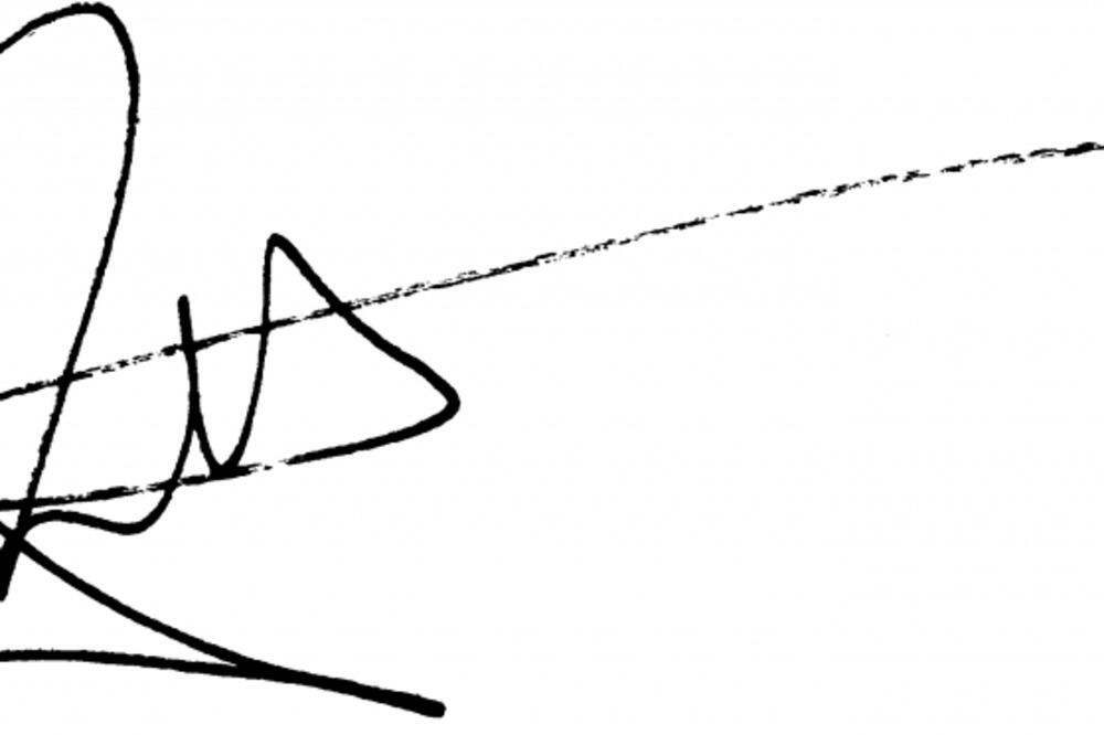 Potpis, Foto: Wikipedia.org