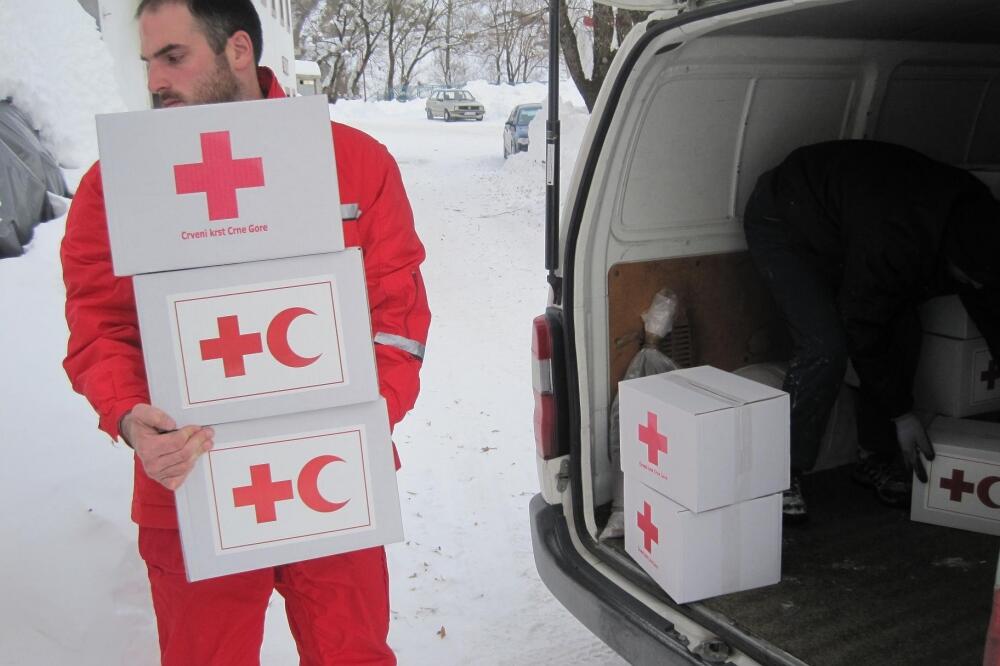 Crveni krst, nevrijeme Crna Gora, Foto: Crveni krst