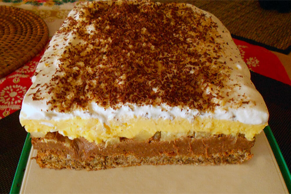 bajadera torta, Foto: Kuvajsam.com