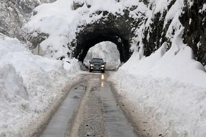 Put Podgorica–Kolašin zatvoren za putnička vozila