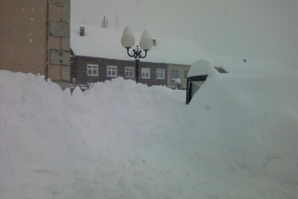 Kolašin, snijeg, Foto: Čitalac reporter