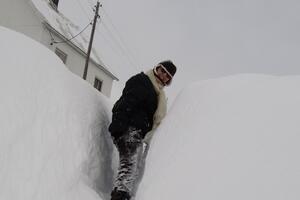 Žabljak 208 cm, Kolašin 192 cm, Podgorica 49 cm