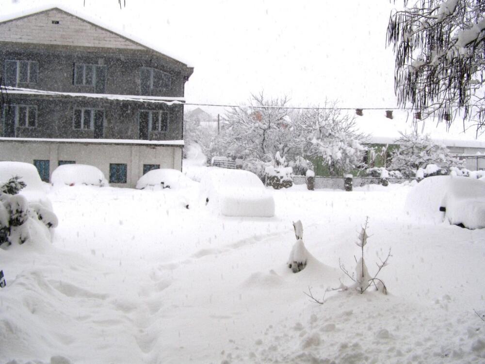 Danilovgrad, snijeg