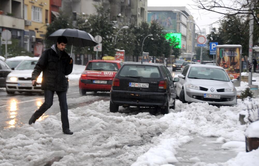 Podgorica, snijeg