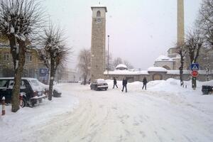 Pljevlja: Napadalo 40 cm snijega, nekoliko sela bez struje