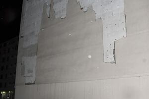 Uklonjena fasada sa zgrade u Dalmatinskoj