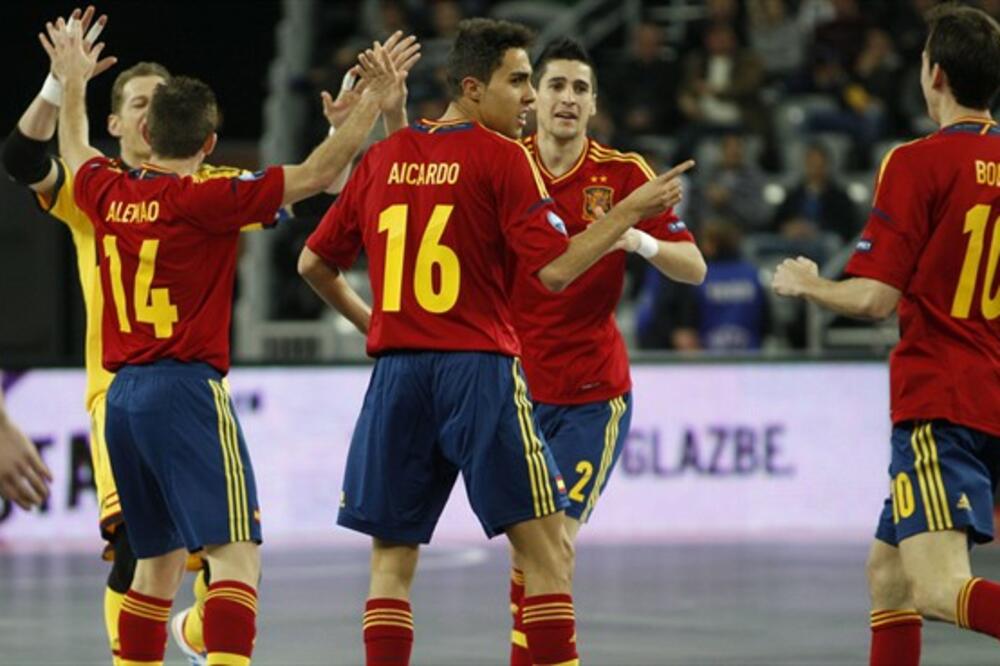Futsal reprezentacija Španije, Foto: Www.futsaleuro2012.hr