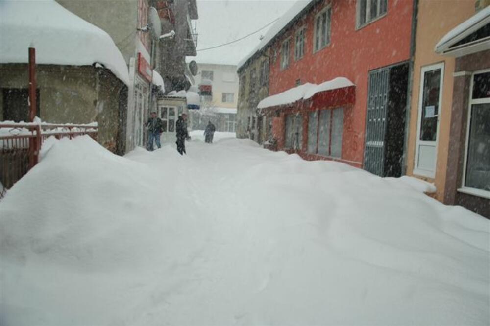 Berane, snijeg, Foto: Rabrenović