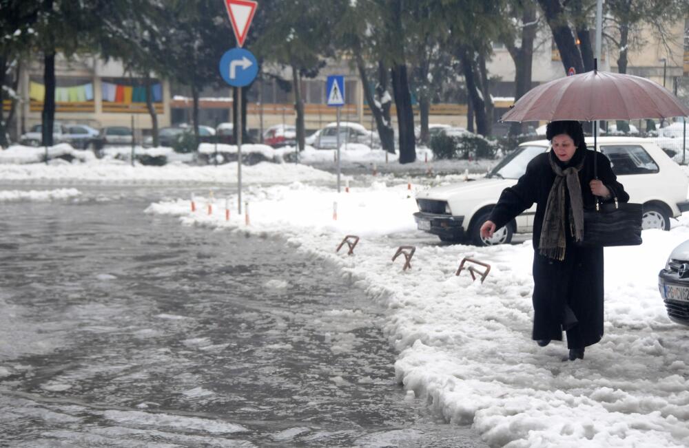 Podgorica, snijeg