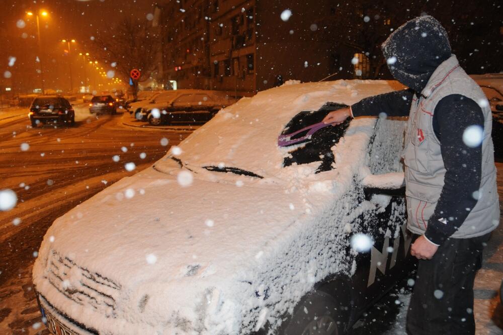 snijeg, Podgorica, Foto: Vesko Belojević