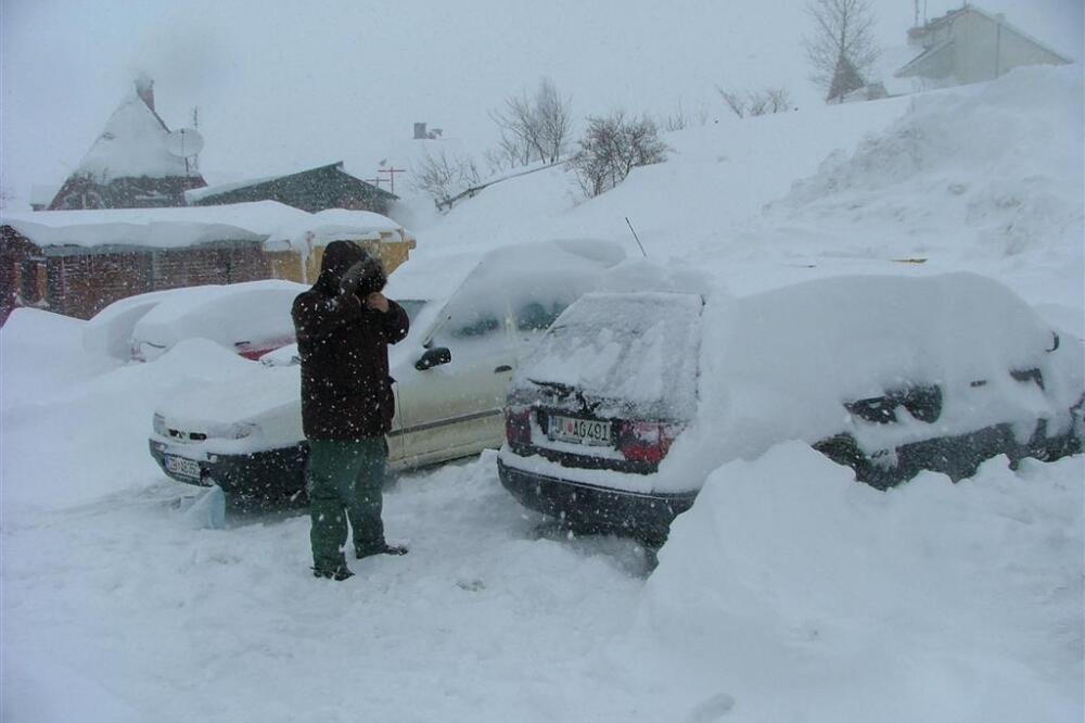 Žabljak, snijeg, Foto: Obrad Pješivac