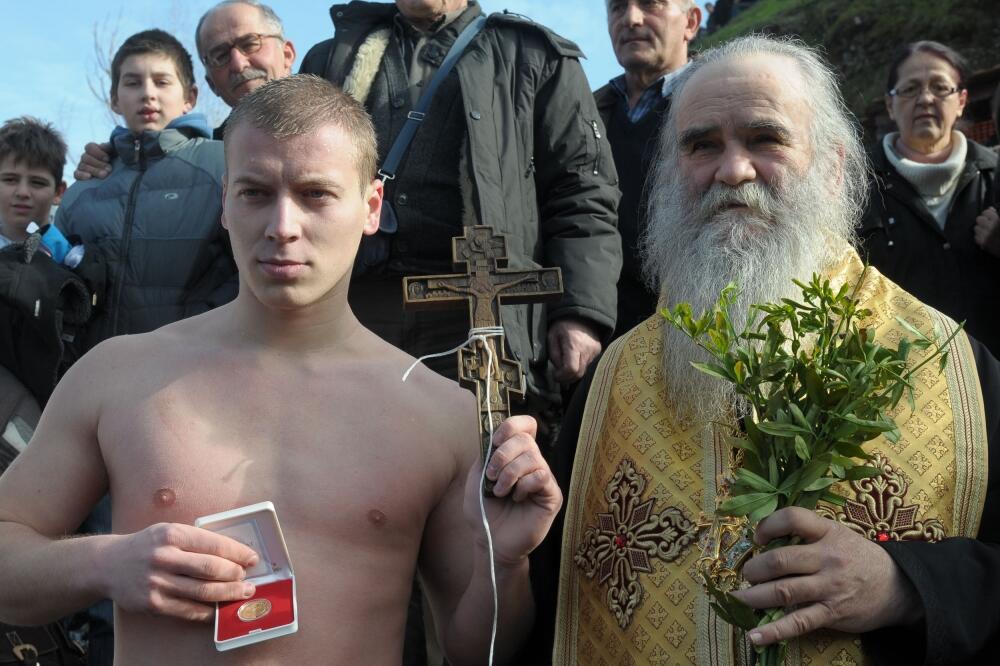 Bogojavljanje, Podgorica, Tomo Nikolić, Amfilohije, Foto: Savo Prelević