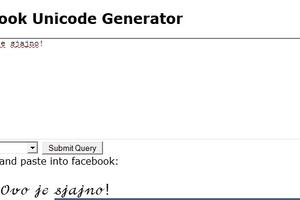 Promijenite font, boldujte tekst i ubacite simbole u Fejsbuk status