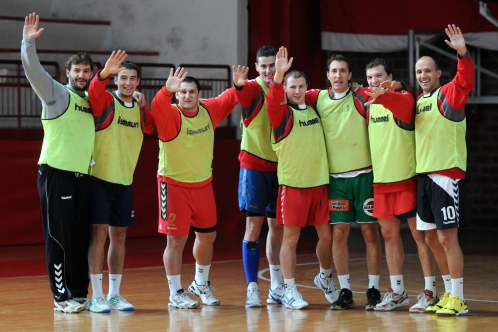 Rukometaši Crne Gore, Foto: Boris Pejović