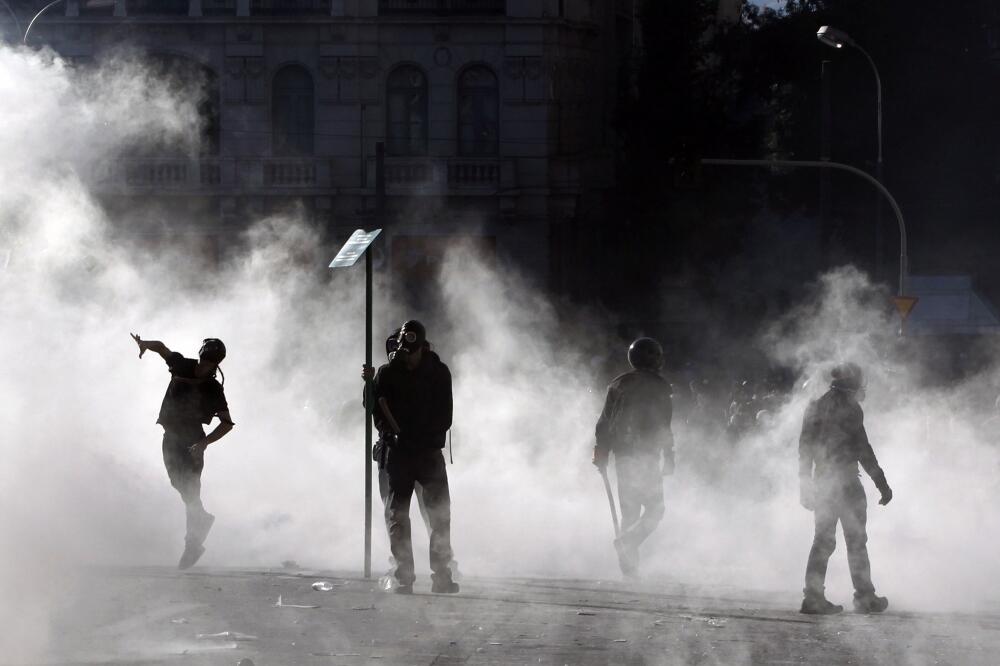 Grčka, Atina, protesti, oktobar 2011, Foto: Reuters