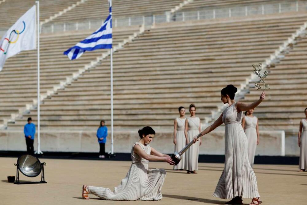 Baljenje baklje, Foto: Beta AP