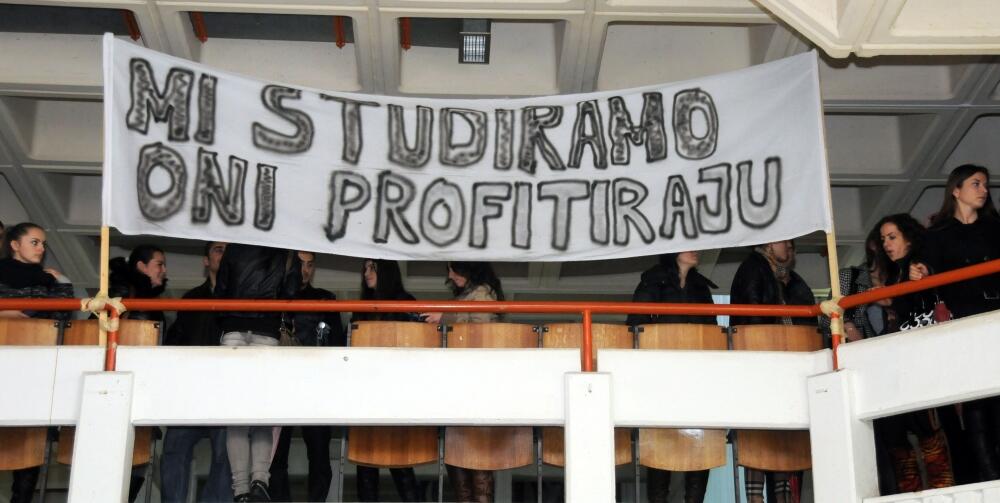 studentski protesti, UCG