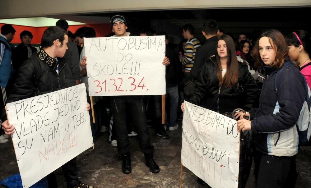 studentski protesti, UCG