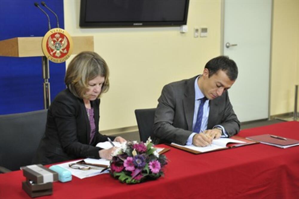 Lin O’Grejdi i Milorad Katnić, Foto: Gov.me