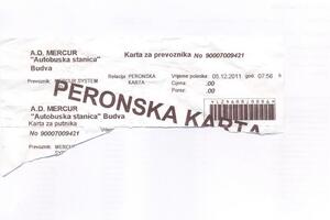 Ko zarađuje od peronskih karata na budvanskoj stanici