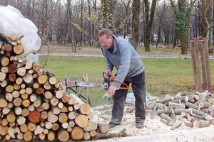 Cetinjanin penzionerske dane provodi šegajući drva