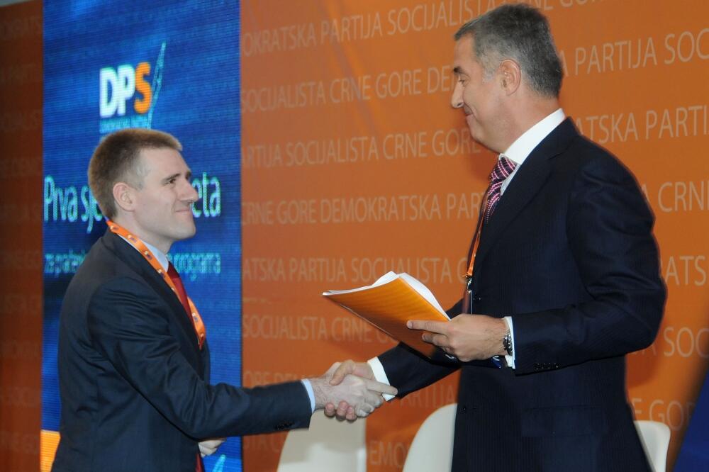 Igor Lukšić Milo Đukanović, Foto: Zoran Đurić