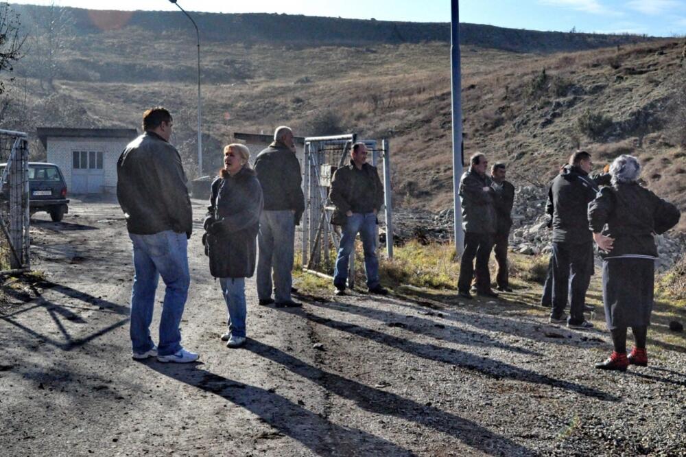 protest Kalušići, Foto: Goran Malidžan