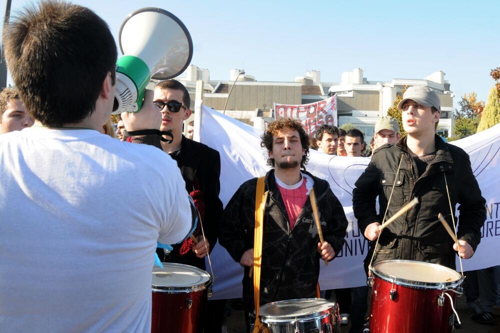 Protest studenata, Foto: Boris Pejović