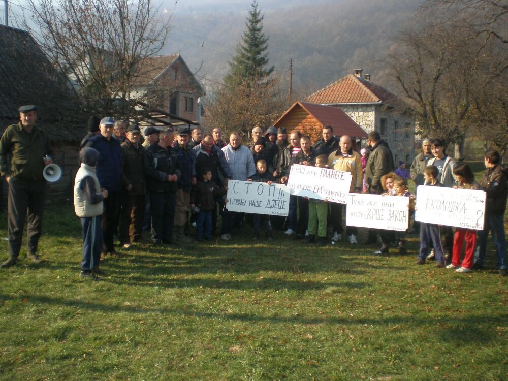Protest mještana Beransela